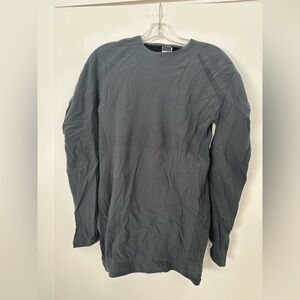 Decathlon Thermal Base Layer Shirt M–L Black Long Sleeve Compression Top Italy